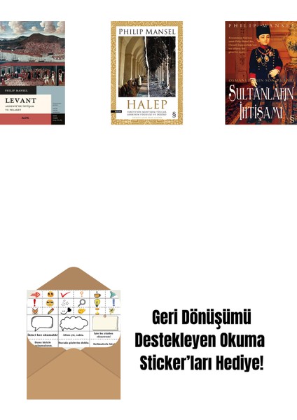 Levant - Akdeniz’de Ihtişam ve Felaket + Halep + Sultanların Ihtişamı + Okuma Sticker'ları