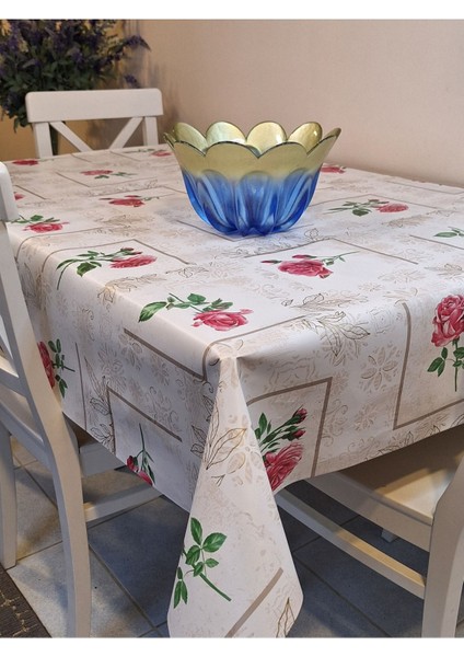 Elyaflı Pvc Muşamba - Desenli Silinebilir Masa Örtüsü