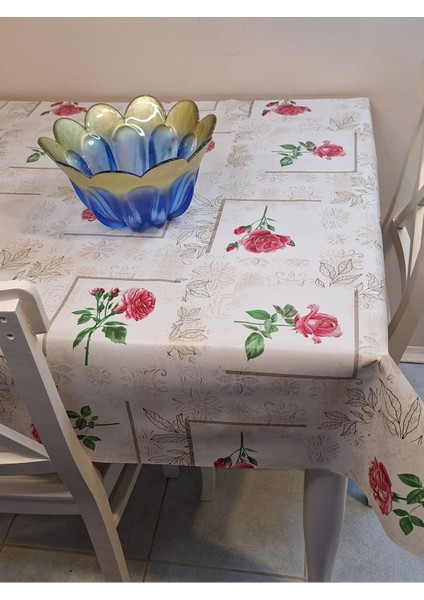 Elyaflı Pvc Muşamba - Desenli Silinebilir Masa Örtüsü fırsatları