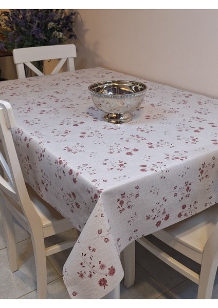 Elyaflı Pvc Muşamba - Desenli Silinebilir Masa Örtüsü ( Bordo) fiyatları