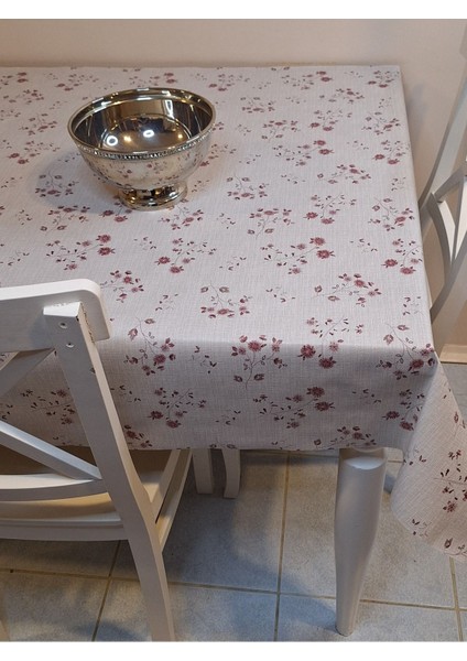 Elyaflı Pvc Muşamba - Desenli Silinebilir Masa Örtüsü ( Bordo) fırsatları