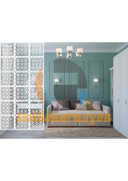 Ahşap Oda Bölücü/seperatör/ Duvar Panelleri Desenli