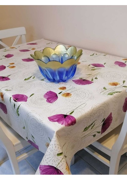 Elyaflı Pvc Muşamba - Desenli Silinebilir Masa Örtüsü