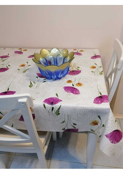 Elyaflı Pvc Muşamba - Desenli Silinebilir Masa Örtüsü fırsatları