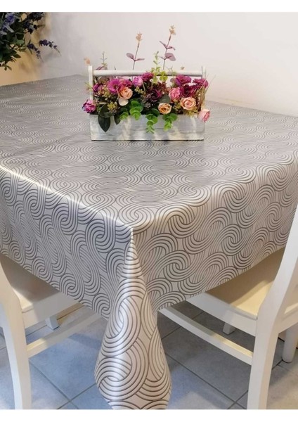 Elyaflı Pvc Muşamba - Desenli Silinebilir Masa Örtüsü