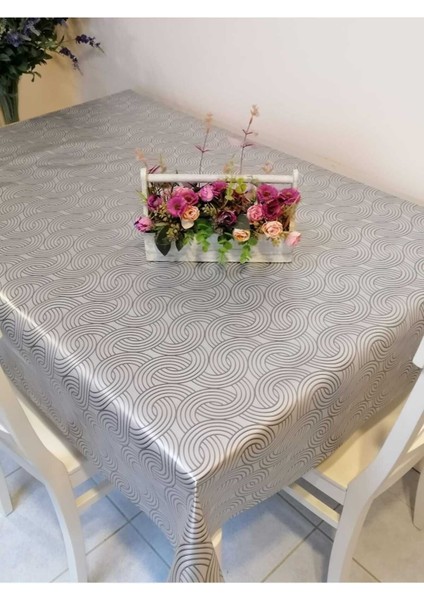 Elyaflı Pvc Muşamba - Desenli Silinebilir Masa Örtüsü fırsatları