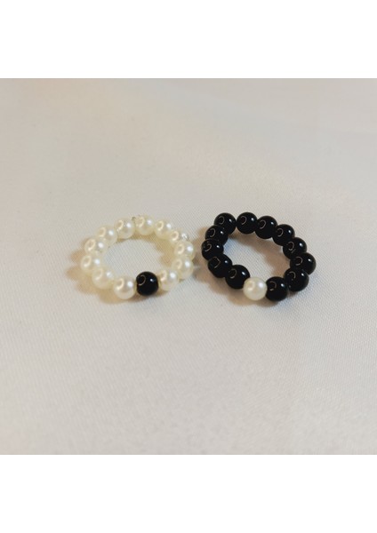 Incili Lastikli Yüzük Set, Esnek Misina Ipli Incili Yüzük, Inci Yüzük, Kadın Inci Yüzük, Ip Yüzük, Kadın Barok Inci Yüzük, Ikili Inci Yüzük fırsatları
