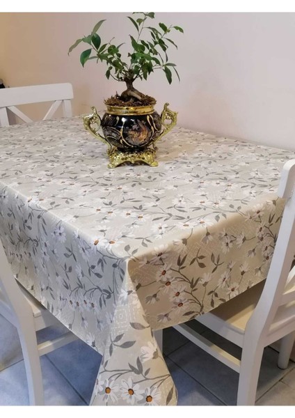 Elyaflı Pvc Muşamba - Desenli Silinebilir Masa Örtüsü