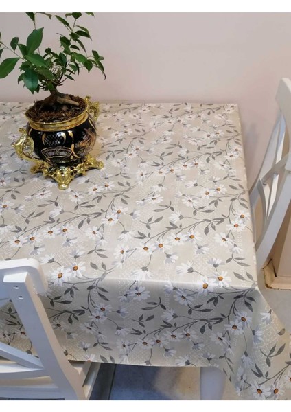 Elyaflı Pvc Muşamba - Desenli Silinebilir Masa Örtüsü indirimleri
