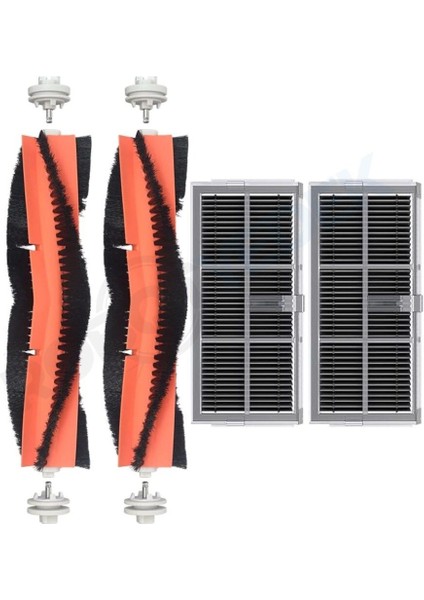 Dreame X40 Ultra L40 Ultra Uyumlu Ana Fırça ve Hepa Filtre-4 Parça