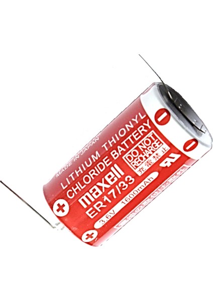 Maxell ER17/33 3.6V 2/3A Size Lithium Pil