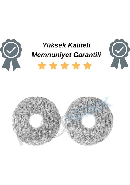 Dreame Bot L10S Pro Uyumlu 2 Adet Mikrofiber Mop Bez