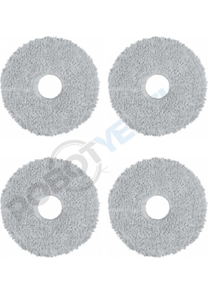 Dreame L10 L10S Ultra Uyumlu 4 Adet Mikrofiber Mop Bez