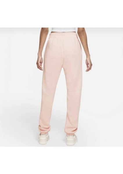 Sportswear Essential Fleece Trousers Oversize Pembe Kadın Eşofman Altı modelleri