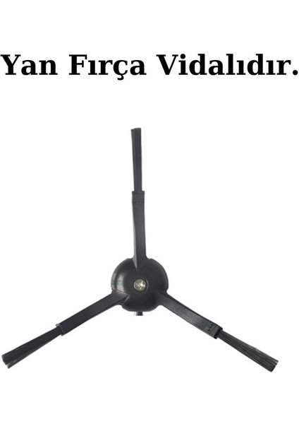 Roborock Q8 Max, Q8 Max Plus Siyah Uyumlu Yedek Fırça Hepa Filtre Mop Seti-7 Parça