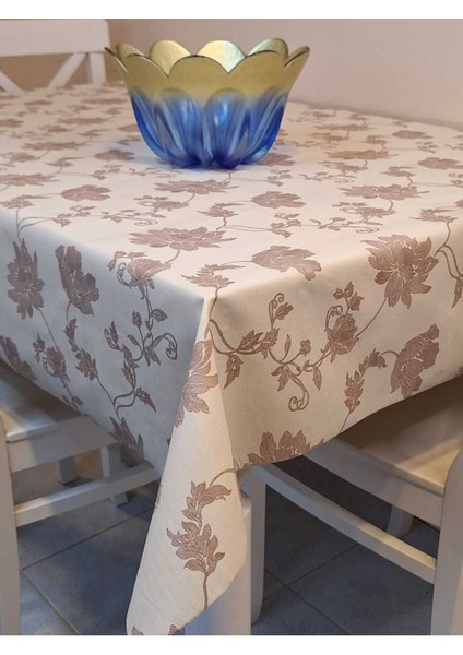 Simli Keten Dokulu Pvc Masa Örtüsü fiyatları