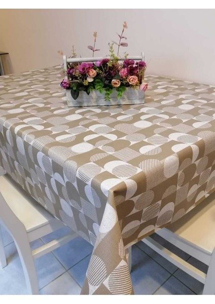 Elyaflı Pvc Muşamba - Desenli Silinebilir Masa Örtüsü