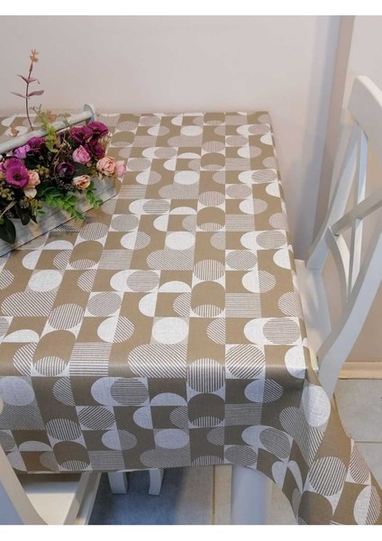 Elyaflı Pvc Muşamba - Desenli Silinebilir Masa Örtüsü fırsatları