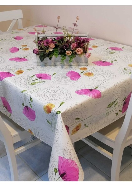 Elyaflı Pvc Muşamba - Desenli Silinebilir Masa Örtüsü fırsatları