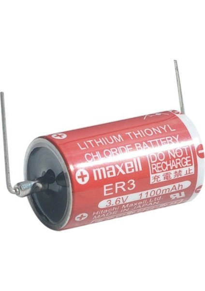 Maxell Er3 3.6V 1/2AA Size Lithium Pil