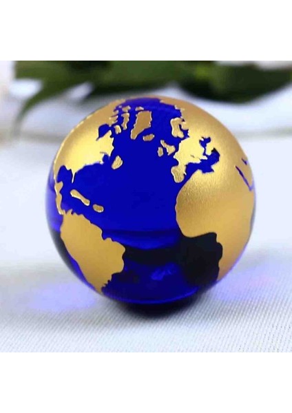 Dünya Haritası Temalı Tamamı Cam Üretim Kristal Küre Gold Model Metal Standlı Masaüstü Hediyelik Set fırsatları