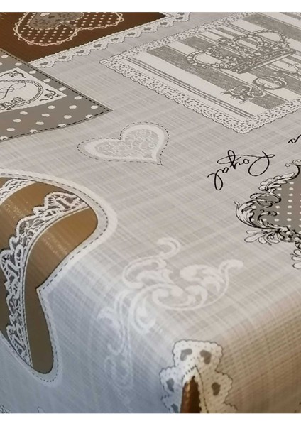 Kaydırmaz Tabanlı Pvc Muşamba - Desenli Silinebilir Masa Örtüsü indirimleri
