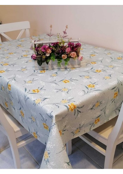 Elyaflı Pvc Muşamba - Desenli Silinebilir Masa Örtüsü fırsatları