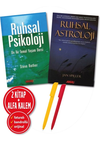 Alfa Kalem+ Steve Rother 2 Kitap(Ruhsal Psikoloji On Iki Temel Yaşam Dersi+Ruhsal Astroloji) Sağlık