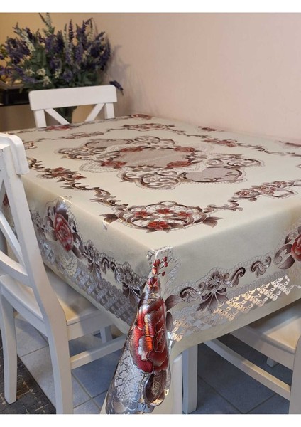 120 x 150 Hazır Metalik Pano Muşamba Pvc Masa Örtüsü modelleri