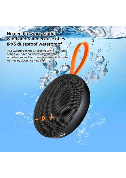 Epoch Suya Dayanıklı Ses Bombası Yüksek Ses Güçlü Bluetooth Hoparlör