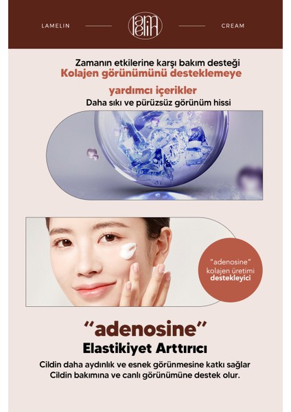 Retinol İçeren Leke ve Çizgi Karşıtı Yüz Bakım Kremi - Lamelin Retinol Pure Cream 50 ml modelleri