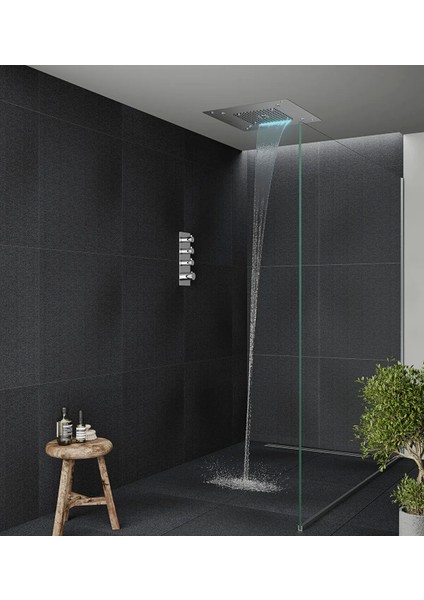 A47189 Aquaheat S5 Ankastre Banyo/duş Bataryası (5 Yollu Yönlendirici)
