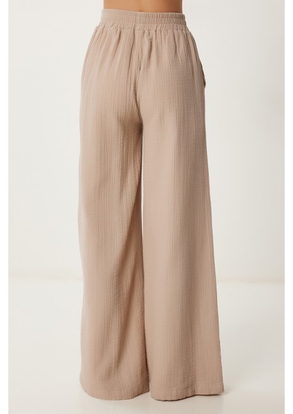 Oversize Müslin Gömlek Pantolon Takım