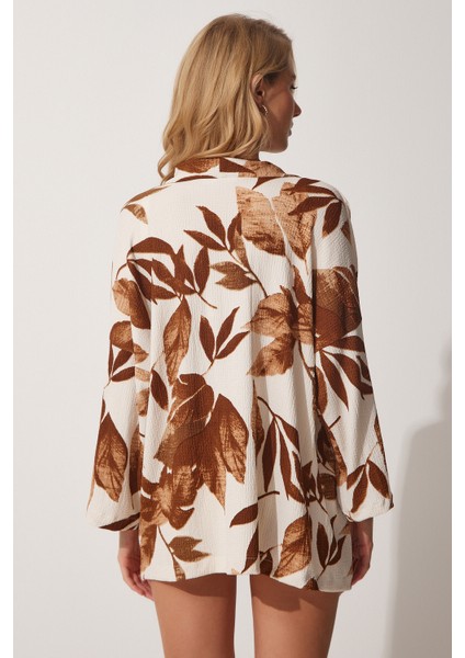Desenli Krinkıl Viskon Yazlık Kimono fırsatları