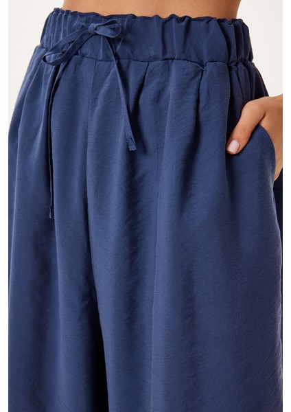 Geniş Paça Rahat Modal Pantolon