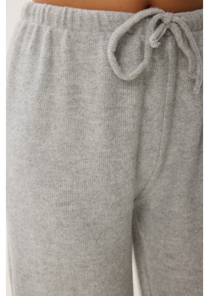 Yumoş Bol Örme Pantolon