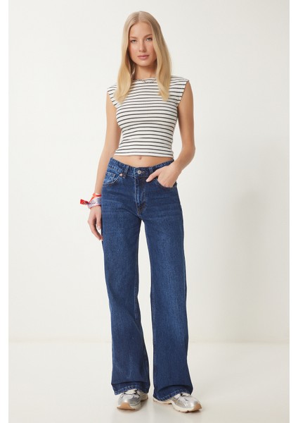 Orta Bel Geniş Paça Bol Jeans fiyatları