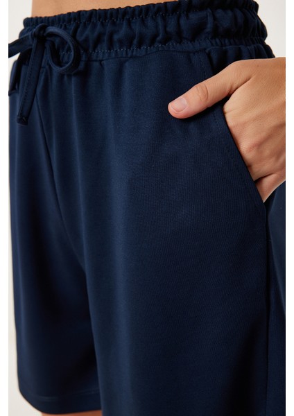 Polo Yaka Basic Örme Şort Takım