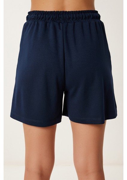 Polo Yaka Basic Örme Şort Takım