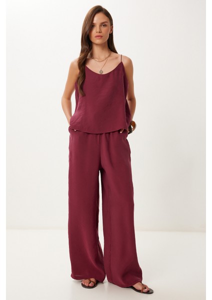 Askılı Modal Bluz Pantolon Takım modelleri