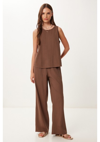 Keten Bluz Pantolon Takım modelleri