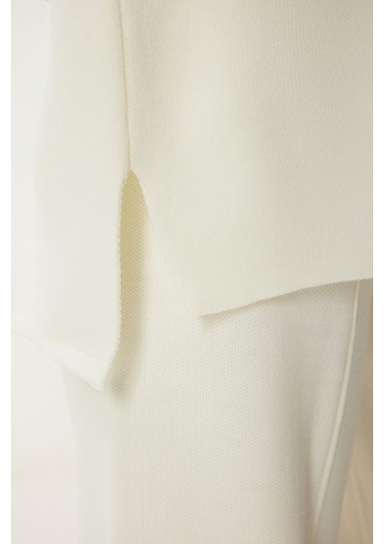 Şık Triko Kazak Pantolon Takım LMU0001 EKRU indirimleri