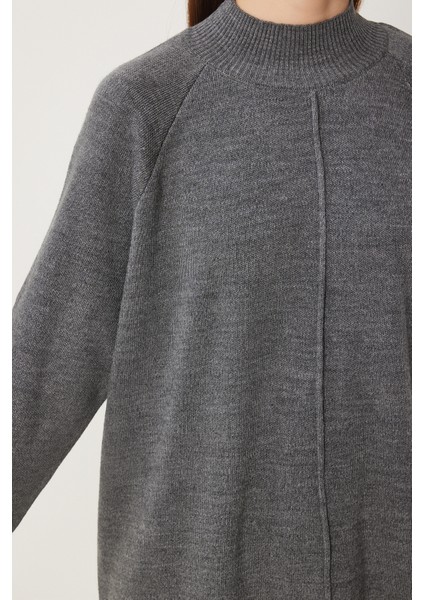 Şık Triko Kazak Pantolon Takım LMU0001 GRİ fırsatları