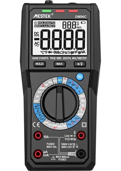 DM96C Manuel Multimetre