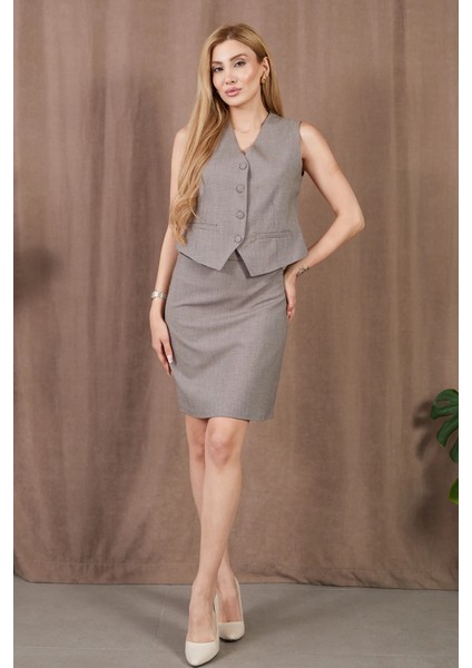 Düğmeli Ikili Takım