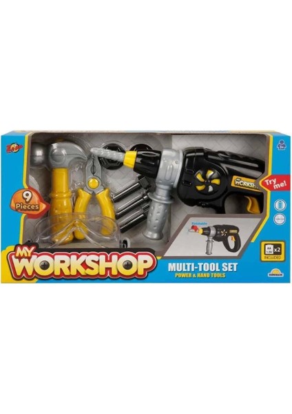 Bfs 4606 Zapp Toys My Workshop Matkaplı Tamir Seti 9 Parça