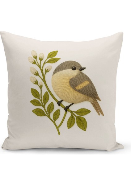 Çift Tarafı Dijital Baskılı 4'lü Kırlent Kılıfı Seti (Panç /punch Nakış Desen Görünümlü)