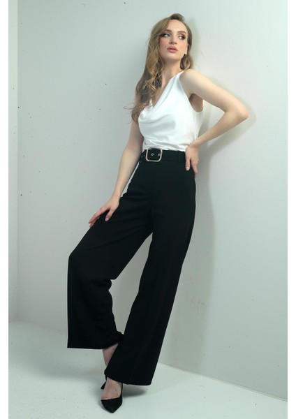 Kadın Scuba Krep Likralı Palazzo Pantolon fiyatları