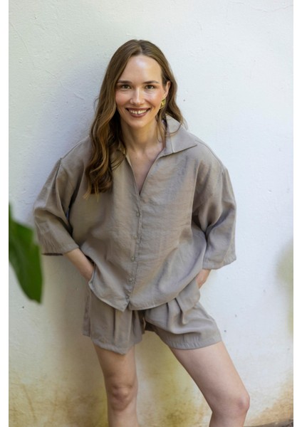 Gömlek Şort Takım