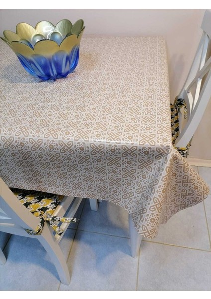 Elyaflı Pvc Muşamba - Desenli Silinebilir Masa Örtüsü